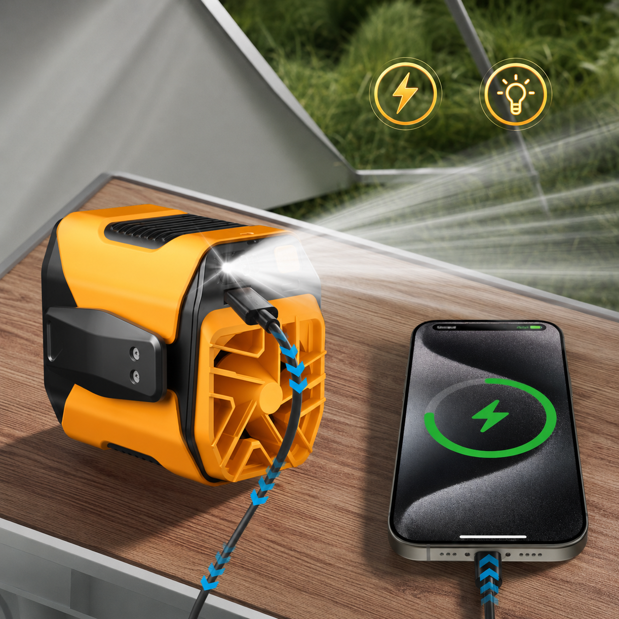 Portable Waist Clip Fan